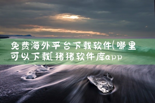 免费海外平台下载软件