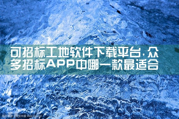 可招标工地软件下载平台
